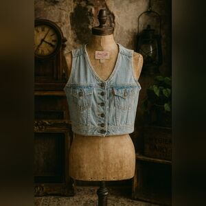 Vintage Coca-Cola Collection Denim Vest – Light Wash 90's